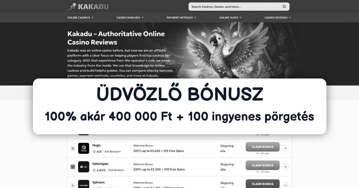 Kakadu Casino Magyarország